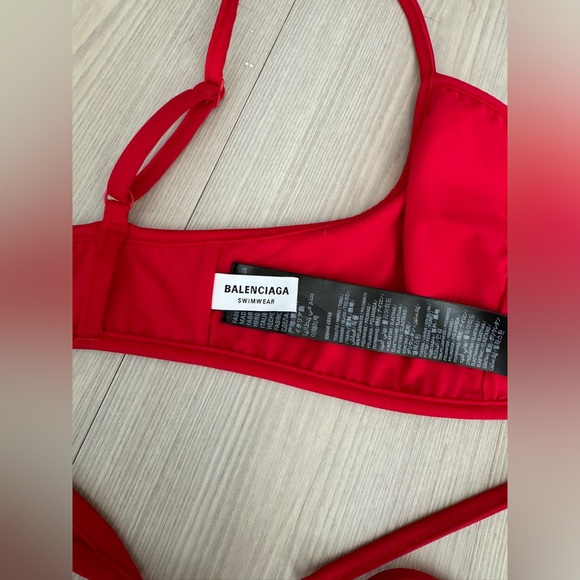 BALENCIAGA Wrap Tie-detailed stretch bikini FULL SET 2 BIKINI NWT - Picture 8 of 11